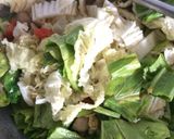 Foto langkah ke 4 dari resep Simple Tumis sawi hijau sawi putih.