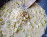 A picture of step 2 of Polenta Tart with Smoked Salmon and Leeks.