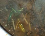 A picture of step 4 of Keema palak.