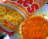 A picture of step 3 of Soupy noodles.