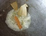 A picture of step 2 of Mushroom baby corn masala.