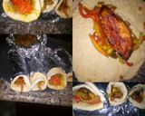 A picture of step 4 of Chicken wrap.
