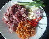 Hình bước làm 1 của món Đậu bắp chấm kho quẹt