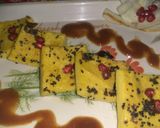 A picture of step 1 of Samak rice katli.