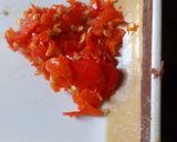 A picture of step 6 of Sinasir chunks with minced meat.