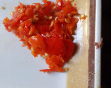 A picture of step 6 of Sinasir chunks with minced meat.