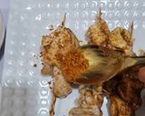 A picture of step 3 of Chicken Suya.