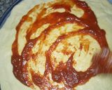 A picture of step 2 of Thin Crust Pizza.