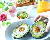 素培根牛油果焗雞蛋【影音】的食譜步驟9照片