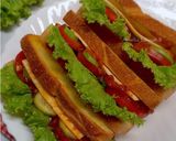 Foto langkah ke 4 dari resep Bolognese Vegetables Sandwich.