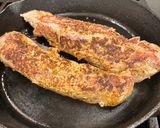 A picture of step 1 of Pork Tenderloin with Spicy Mustard Horseradish Sauce.