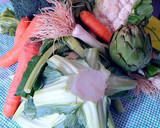 Foto del paso 1 de la receta: Sopa imperial de verduras con tronchos de coliflor y brócoli