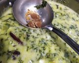 A picture of step 5 of Shepu kadhi.
