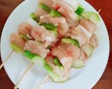 Hình bước làm 1 của món Yakitori
