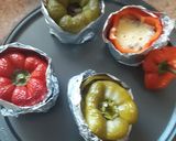 Foto del paso 9 de la receta: Pimientos rellenos de carne molida (picadillo) y queso