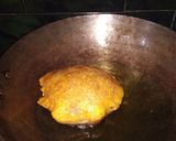 A picture of step 2 of LaukiMasalaPuri(gourd).