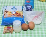 Foto langkah ke 1 dari resep Banana Blueberry Pancake.