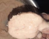 A picture of step 4 of Upwas ke pakoda and peanut chutney.