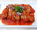 Hình bước làm 5 của món Đùi GÀ sốt cà chua & ớt chuông