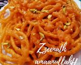 A picture of step 4 of Instant Jalebis (With Eno).