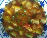A picture of step 5 of Ghiya/ Dudhi sabji.