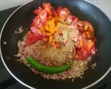 A picture of step 3 of Sev tamater ki sabji.