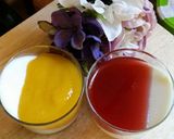 Φωτογραφία βήματος 8 της συνταγής Pannacotta δίχρωμη με 3 υλικά και 2 σάλτσες φρούτων !!!!🍮