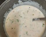 A picture of step 2 of Chilled Dahi Vada.
