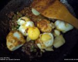 A picture of step 4 of Ande ki sabzi.