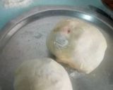 A picture of step 4 of Egg wrapped in sausage and puff.