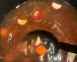 A picture of step 2 of Beef and Vegetable Soup.