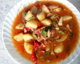 Foto langkah ke 4 dari resep Kentang masak sarden (#pr_masakankentang).