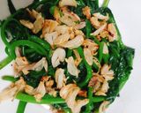 Hình bước làm 4 của món Mồng tơi xào tỏi