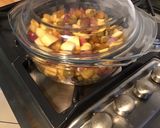 Une image de l'étape 6 de Compote de raisins, pommes et prunes.