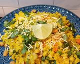 A picture of step 7 of Basanti Poha.