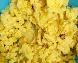A picture of step 2 of Italian pasta croquettes.