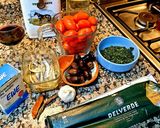 Foto del paso 1 de la receta: Bucatini con salsa a la Putanesca