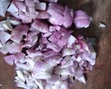 A picture of step 2 of Chicken biryani with potatoes.