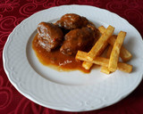 Foto del paso 14 de la receta: Carrillada ibérica con patatas fritas puente