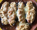 Foto del paso 7 de la receta: Berenjena rellena de pollo y bechamel sin gluten (keto)
