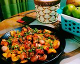 A picture of step 7 of Chilli Paneer.