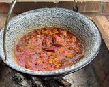 Birka pörkölt bográcsban karcagi módra recept fázis 2 fotója