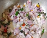 A picture of step 2 of Foxtail (veggie) vermicelli.