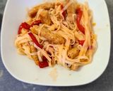 Foto del paso 6 de la receta: Noodles con rollitos de carne picada y salsa agridulce