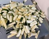 Une image de l'étape 4 de Gratin de courgettes et navets à la moutarde et pecorino.