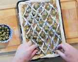 A picture of step 7 of Pissaladier.