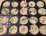 A picture of step 4 of Takoyaki (octopus balls).
