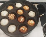 A picture of step 5 of Appe from Idli batter.