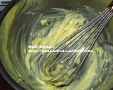A picture of step 1 of Vanilla Muffins with Strawberry Cream Cheese Sauce.