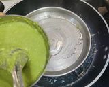 A picture of step 3 of Green Rava Dhokla.